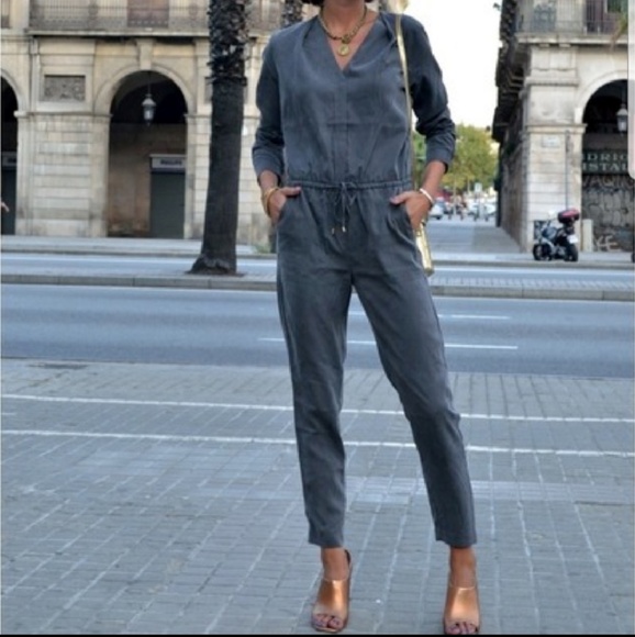 H&M Pants - H&M Gray Jumpsuit